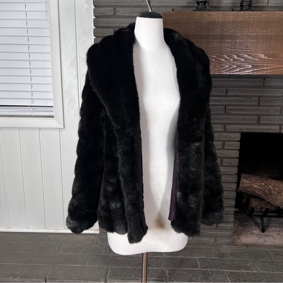 Monterey in the USA vintage faux mink coat size 14 - Picture 3 of 11
